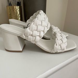 Braided Strap Block Heel